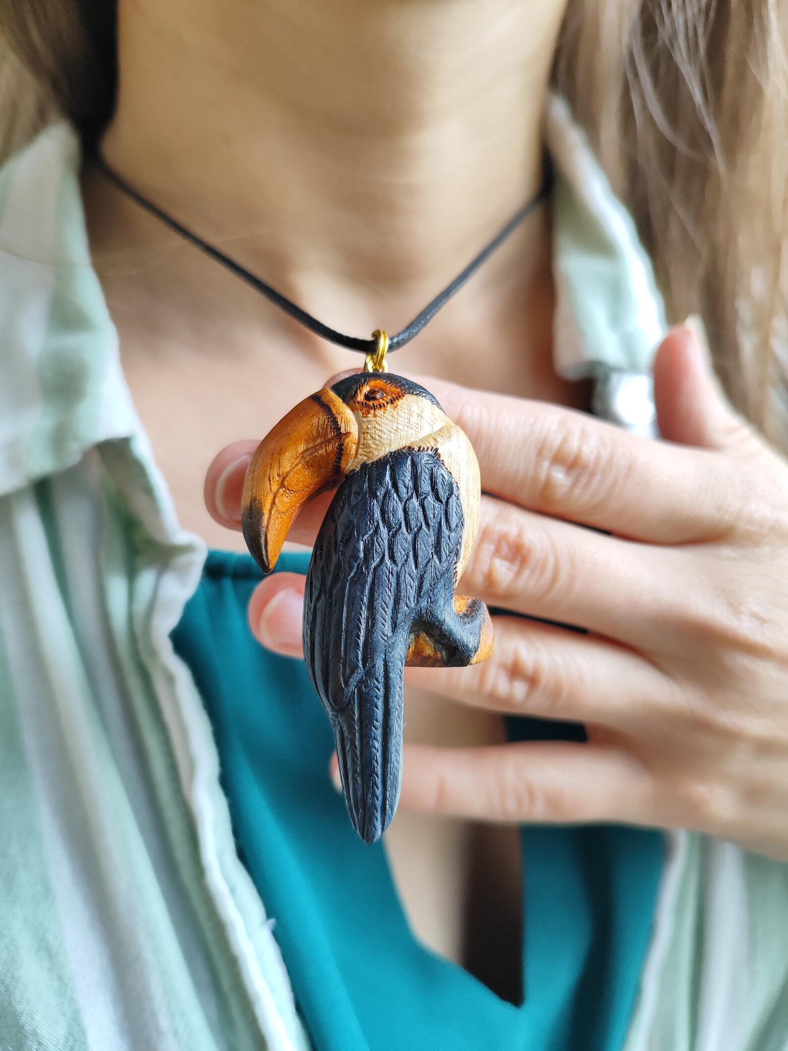 Toucan necklace